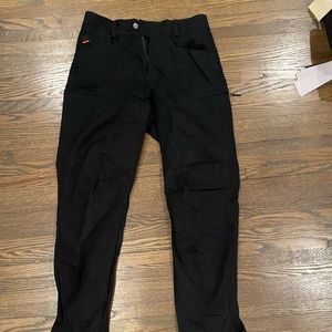 Black premium work pants